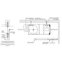 جزئیات نصب فن کویل کانالی آذرنسیم مدل DF1200