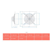 هواکش صنعتی دمنده مدل VID-60D4T