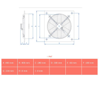 هواکش دمنده صنعتی ایلکا مدل VIE-30L4T