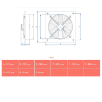 هواکش دمنده صنعتی ایلکا مدل VIE-60Z4T