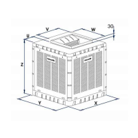 کولر آبی آبسال بالا زن مدل AC58 ABSAL Evaporative Cooler AC58