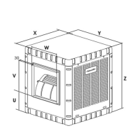 کولر آبی آبسال پشت بامی مدل ACDC80 ABSAL Evaporative Cooler ACDC80