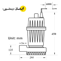 پمپ کفکش اسپیکو 2 اینچ مخصوص آب های کثیف مدل S18-A