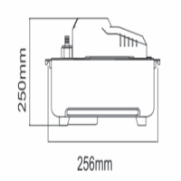 ابعاد پمپ درین ویپکول مدل PC-760H