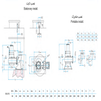 ابعاد لجن کش نوید سهند 315-80 با موتور 24 کیلووات