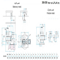 ابعاد لجن کش نوید سهند 350-300 با موتور 37 کیلووات