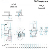 ابعاد لجن کش نوید سهند 350-300 با موتور 132 کیلووات