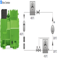 نقشه کمپرسور بیتزر 1.5 اسب مدل 2GES-2Y