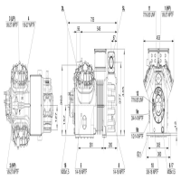 ابعاد کمپرسور بیتزر 25 اسب مدل 4HE-25Y