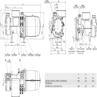 ابعاد کمپرسور بیتزر 70 اسب اسکرو مدل CSH7553-70Y