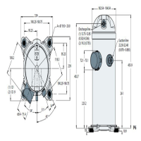 ابعاد کمپرسور 6.8 اسب اسکرال دانفوس مدل HLM 081
