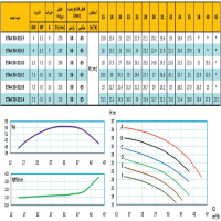 منحنی پمپ آب رایان مدل ETA4 50-315 F