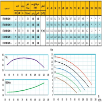 منحنی پمپ آب رایان مدل ETA4 80-200 C