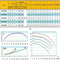 منحنی پمپ آب رایان مدل ETA4 100-200 C