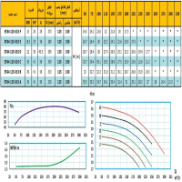 منحنی پمپ آب رایان مدل ETA4 125-315 F