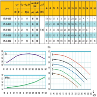 منحنی پمپ آب رایان مدل ETA 65-200 C