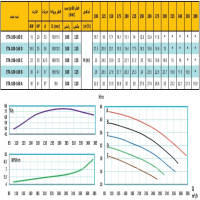 منحنی پمپ آب رایان مدل ETA 100-160 C