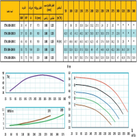 منحنی پمپ آب رایان مدل ETA 100-200 C